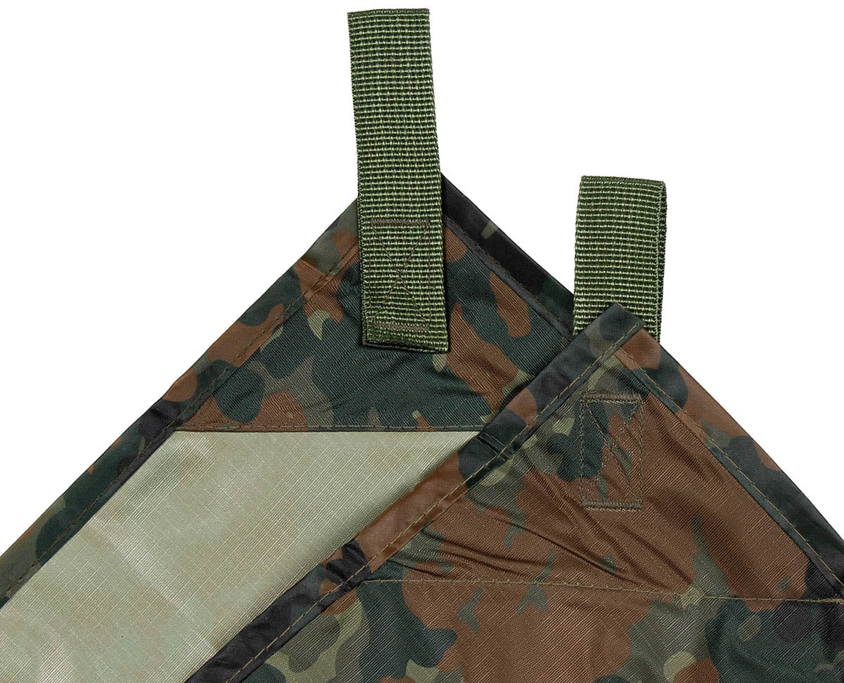 Mehrzweckplane,"Tarp Extreme",flecktarn, ca. 300 x 300 cm
