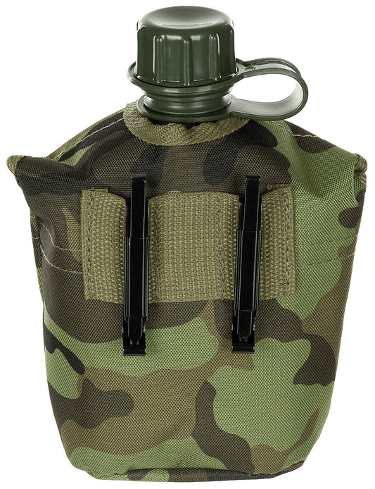 US Plastikfeldflasche, 1 l,Hülle, M 95 CZ tarn
