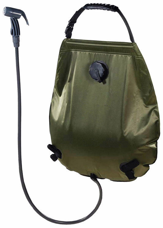 Solar Dusche, "Deluxe", 20 l,oliv, mit Transportbeutel