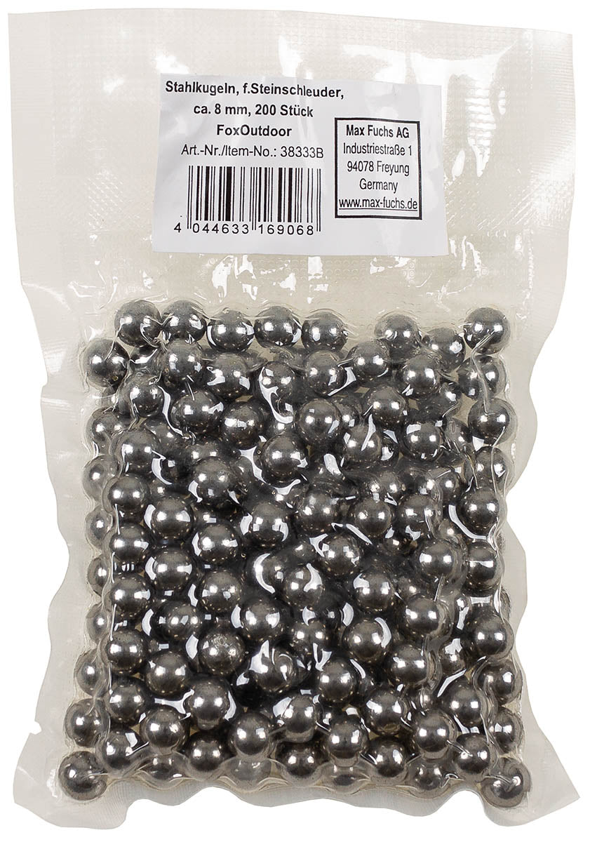 Stahlkugeln, f.Steinschleuder,ca. 8 mm, 200 Stück