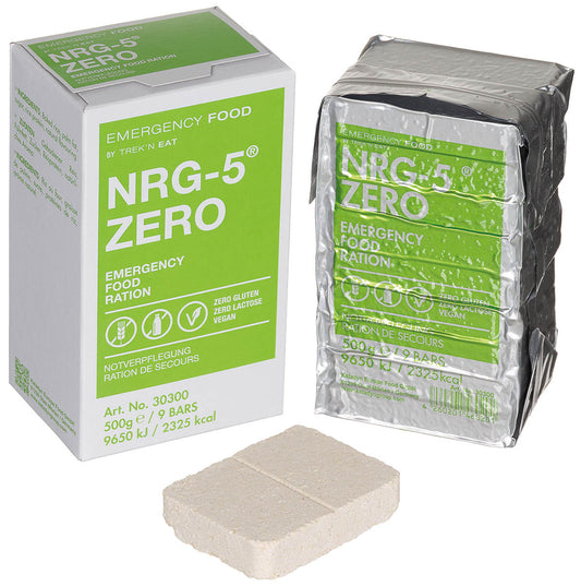 Notverpflegung, NRG-5, ZERO,500 g (9 Riegel), 7% Mwst.