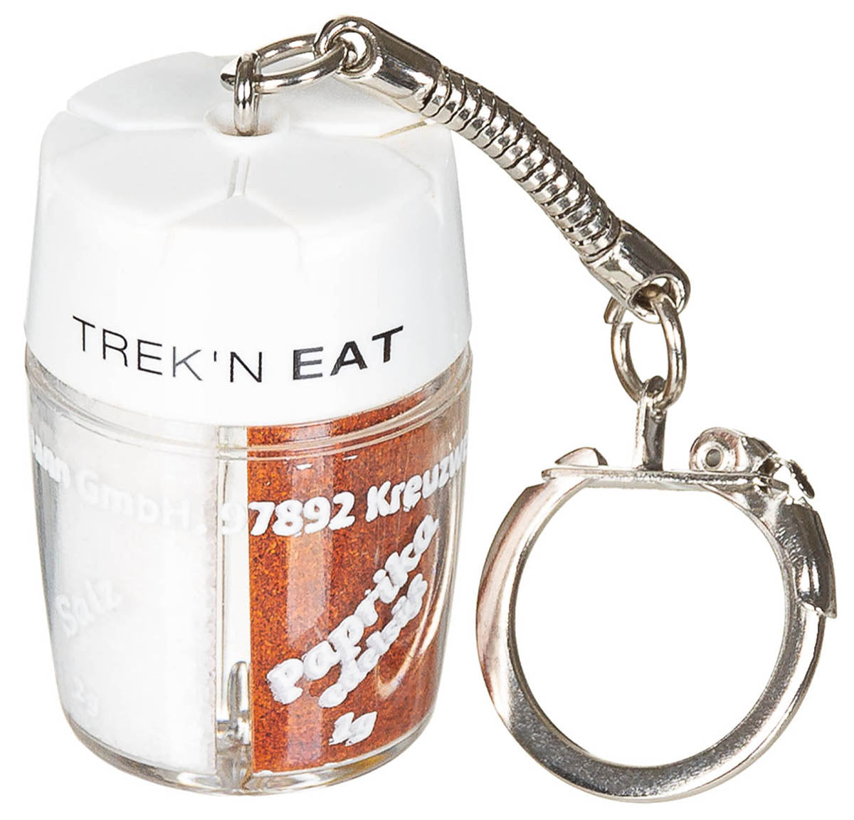 Trek'n Eat, Gewürzstreuer,4-fach, Schlüsselanhänger