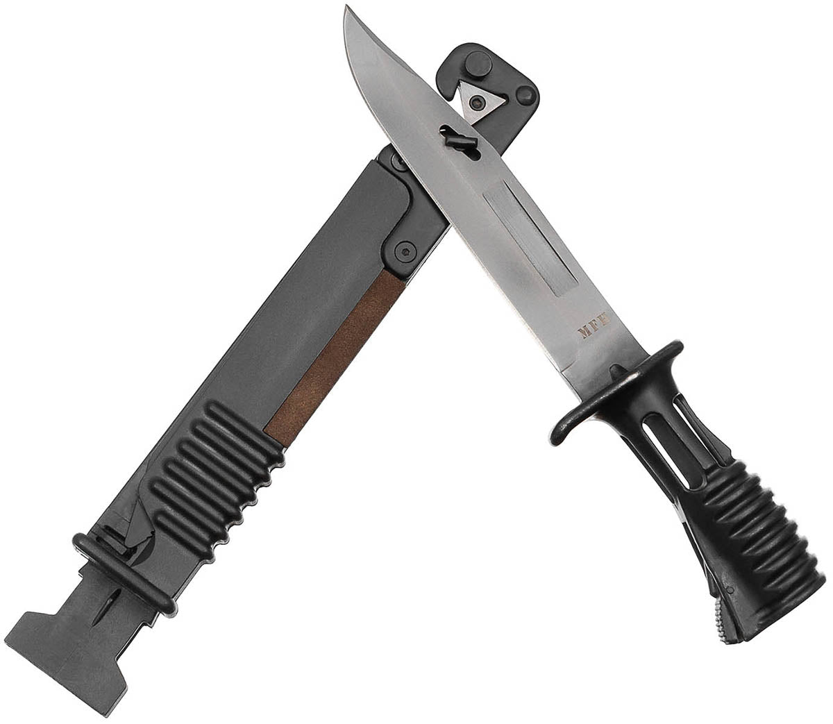 Brit. Bajonett, SA80, schwarz,Scheide, Tasche DPM