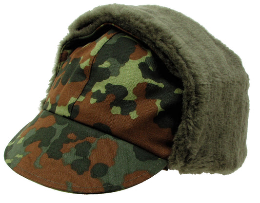 BW Wintermütze, flecktarn,original TL, neuwertig