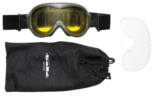 Brille, Tactical, "Bolle",oliv, 1 Erstatzglas, gebr.