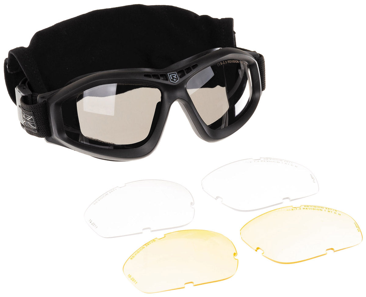 Schutzbrille, REVISION, schwarz, Ersatzgläser, neuw.