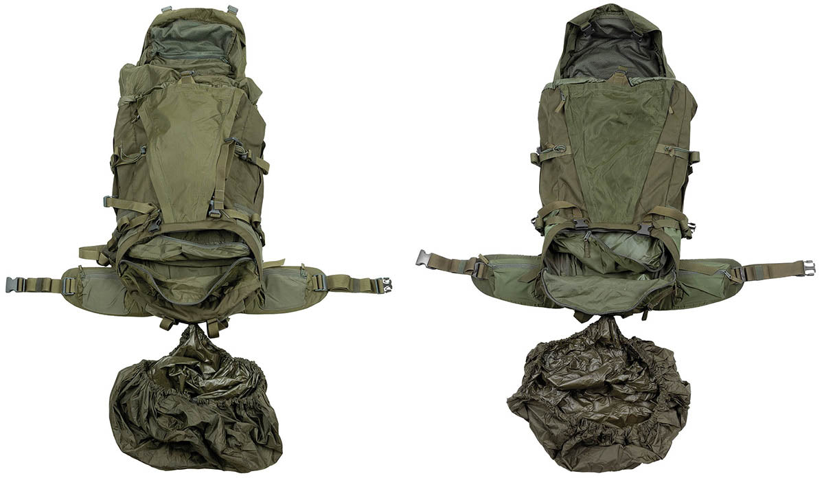 Türk. Kampfrucksack,oliv, gebr.
