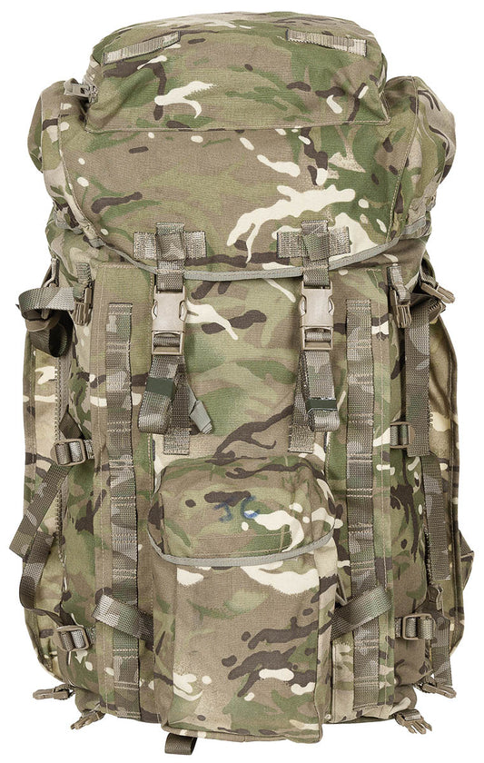 Brit. Rucksack, "INF Long",OHNE Seitent., MTP, IRR, gebr.