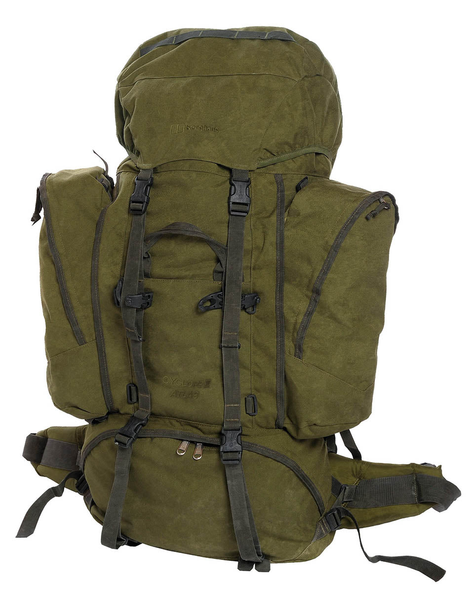 Rucksack, "BERGHAUS", oliv,Cyclops II, Vulcan, gebr.
