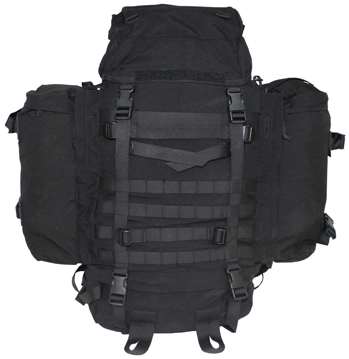 Holl. Rucksack, Medium, mitSeitentaschen, schwarz, gebr.