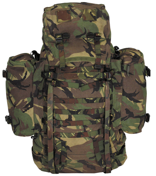 Holl. Rucksack, Large, 120 l,tarn, mit Seitent., gebr.