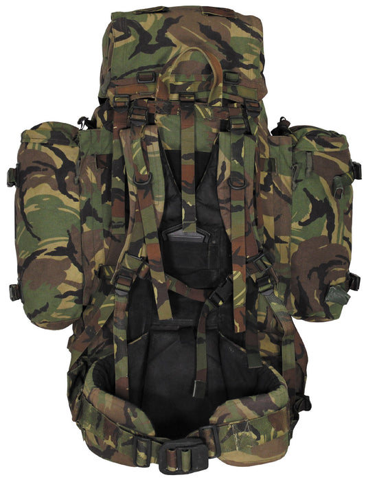 Holl. Rucksack, Large, 120 l,tarn, mit Seitent., gebr.