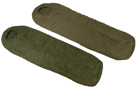 Österr. Schlafsack,, oliv,Carinthia, gebr., repariert