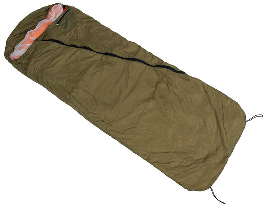 CZ Schlafsack, Sommer,oliv/orange, gebr.