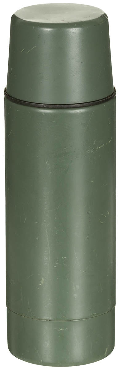 Holl. Vakuum-Thermoskanne,1 l, Edelstahl, gebr.