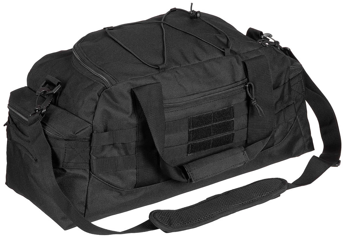 Fliegertasche, "Operation 30",mit Schultergurt, schwarz
