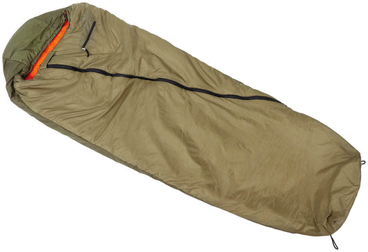 CZ Schlafsack, Winter,oliv/orange, gebr.