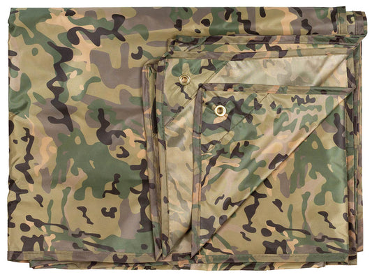 Mehrzweckplane, "Tarp",operation-camo, ca. 300x300 cm