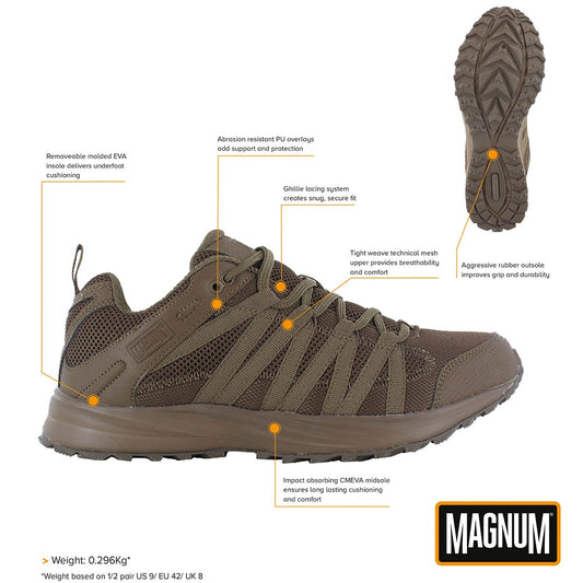 Halbschuhe, "MAGNUM", Storm Trail Lite, coyote tan