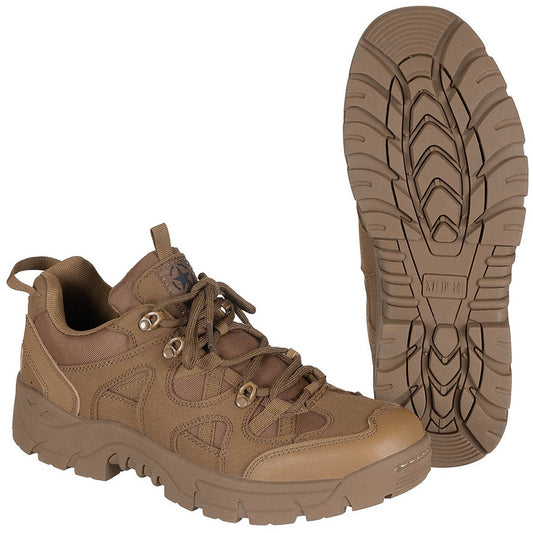 Halbschuhe, "Commando",coyote tan