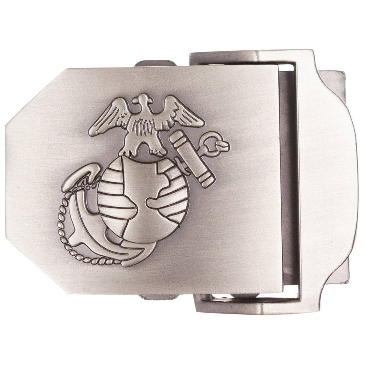 USMC Gürtelschloss, silber,Metall, ca. 4 cm