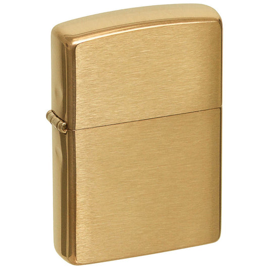 Feuerzeug, Zippo,Brushed Brass, unbefüllt