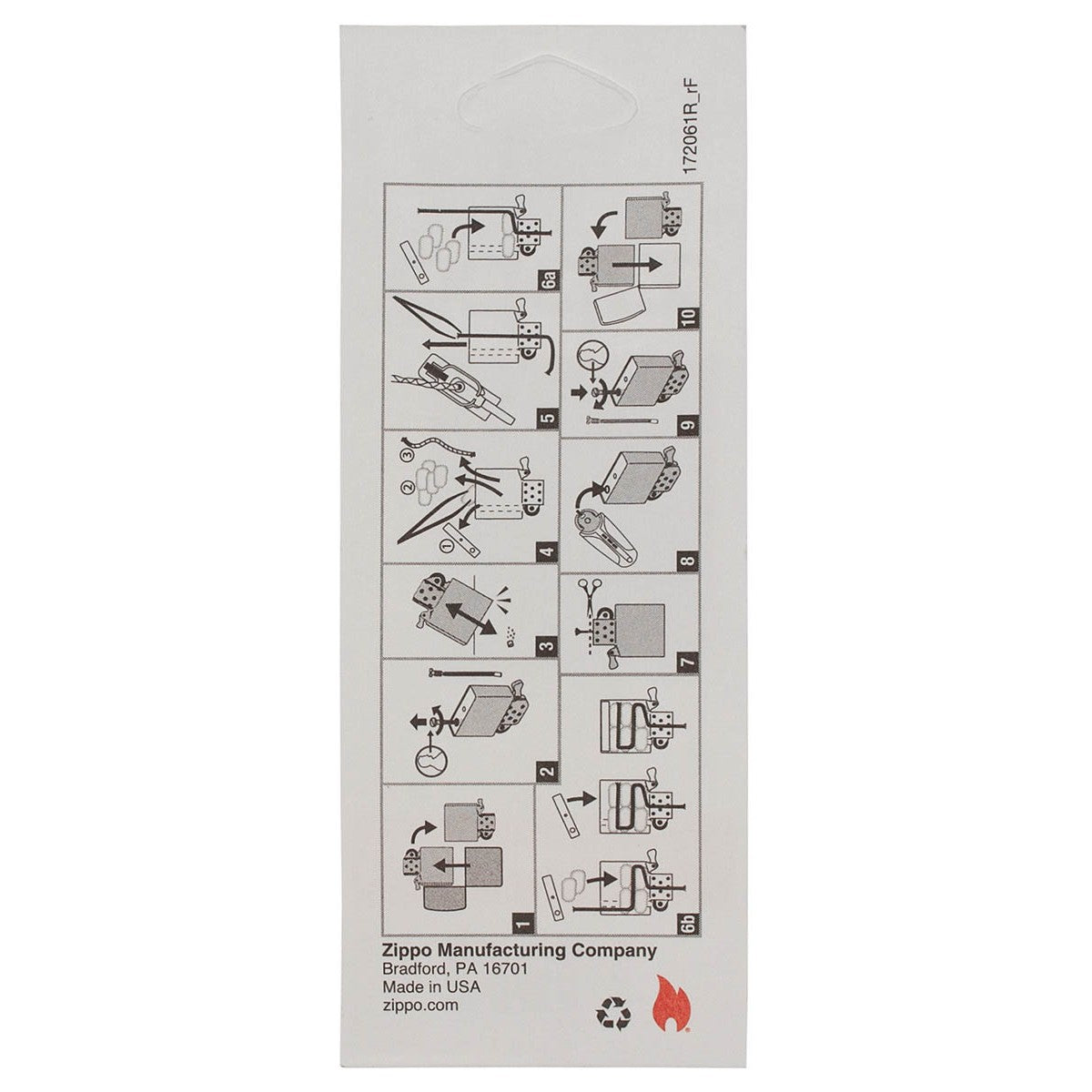 Zippo Dochte 24 Stück/Display