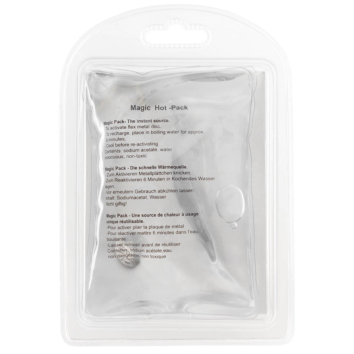 Gelkissen-Wärmer,reaktivierbar, transparent