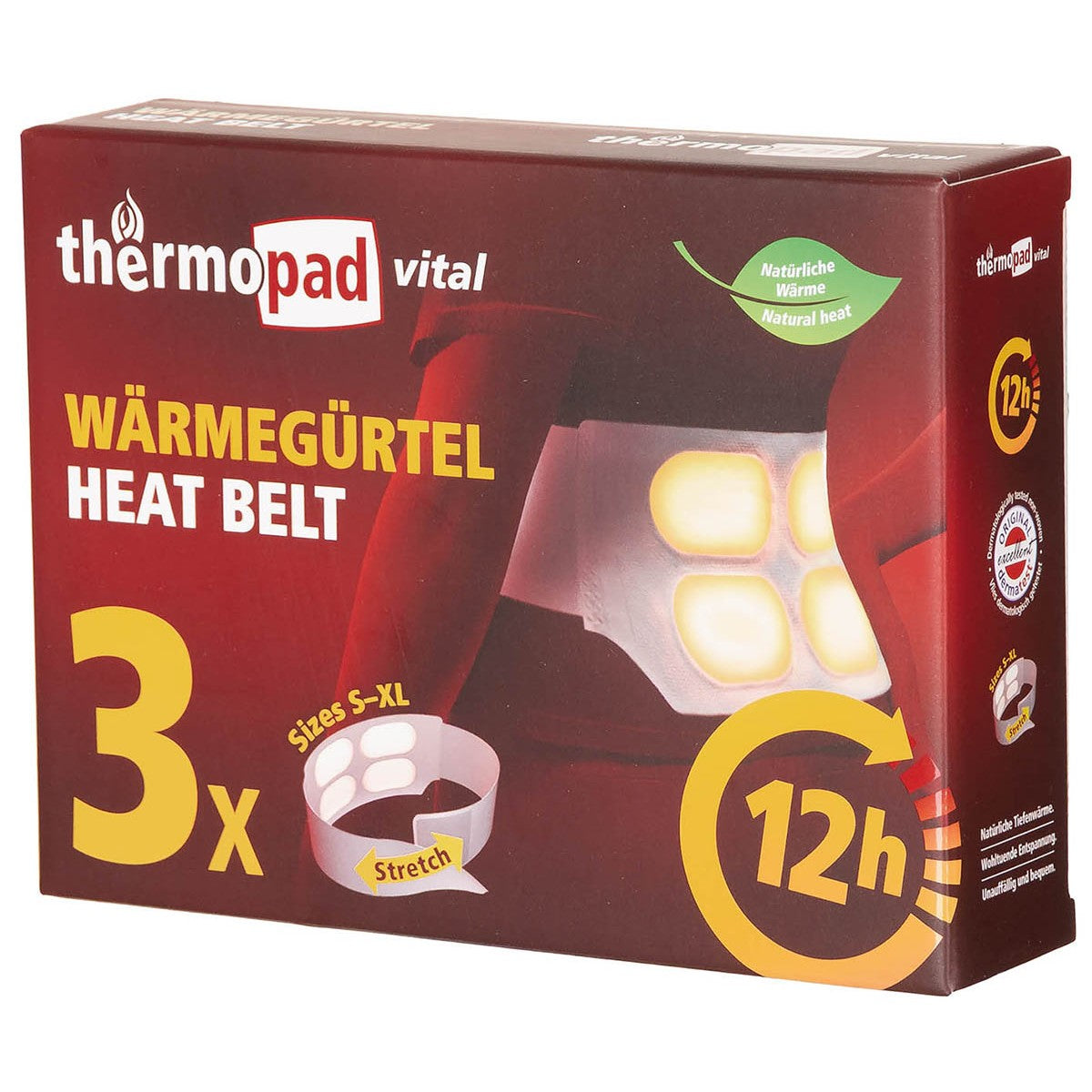Wärmegürtel, "Thermopad",3er Pack, Einmalgebrauch