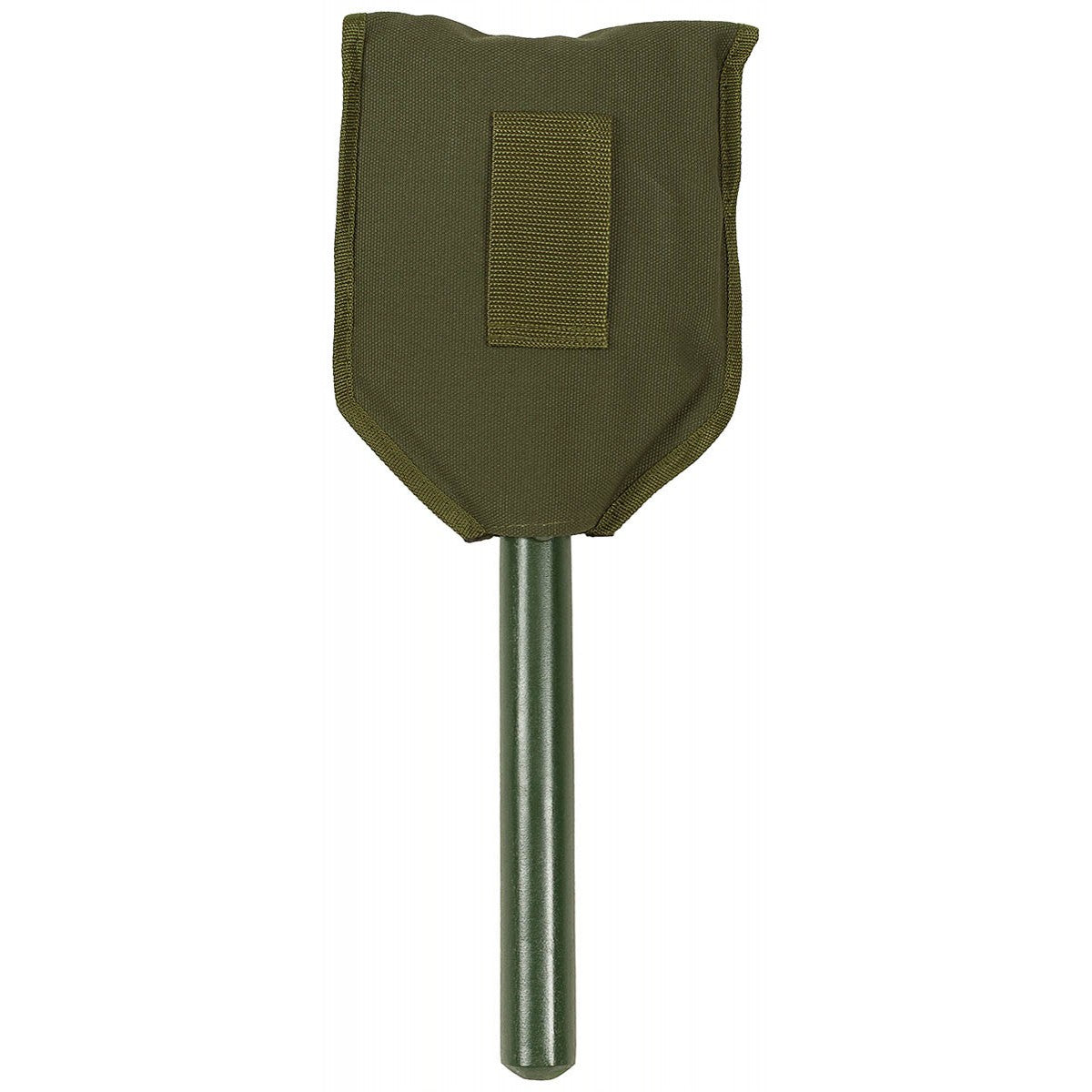 Klappspaten, Holzstiel, 2-teilig, oliv