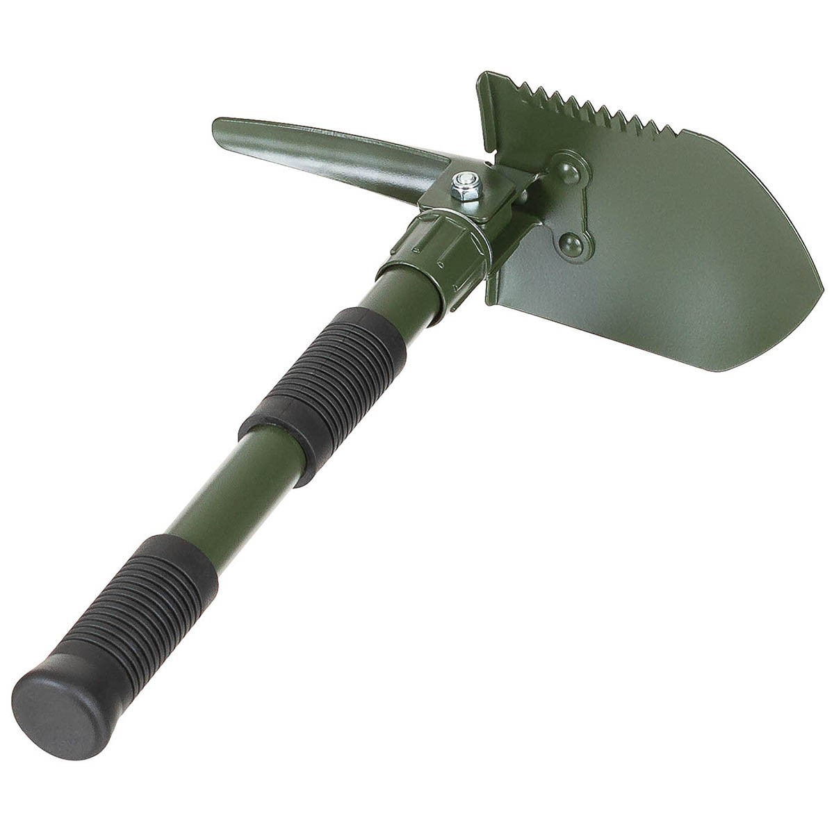 Mini Klappspatenset, 3 in 1,oliv