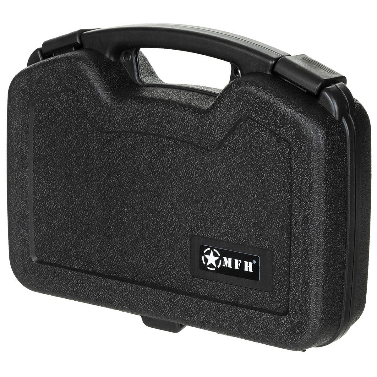 Pistolen-Koffer, Kunststoff,groß, abschließbar, schwarz