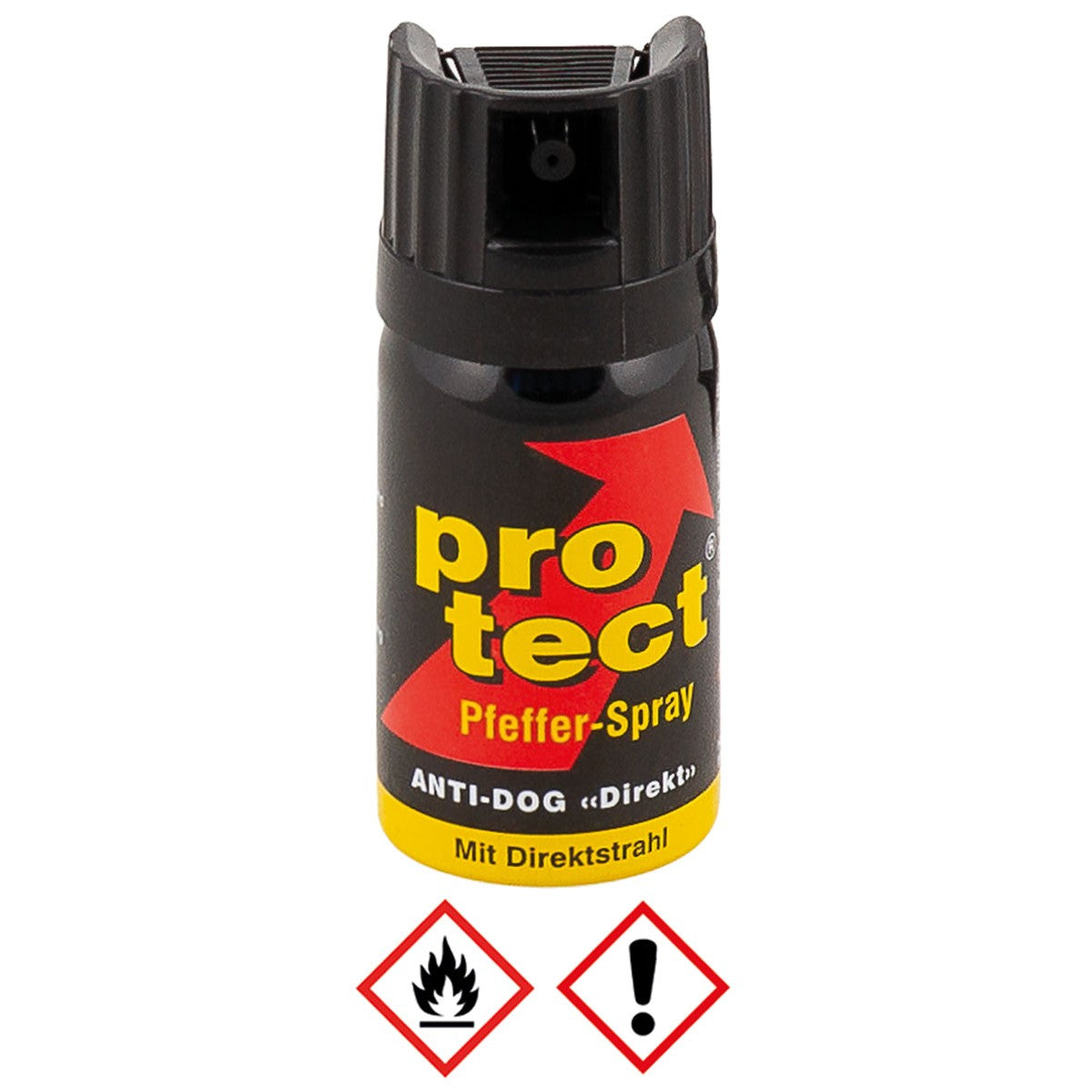Pfeffer-Spray, Direktstr.,40mlSprühfl. (VERKAUF NUR IN EU)