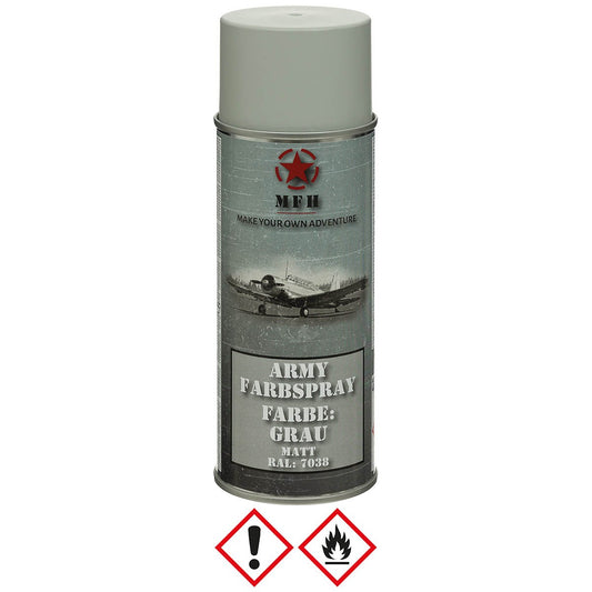 Army Farbspray,GRAU, matt, 400 ml