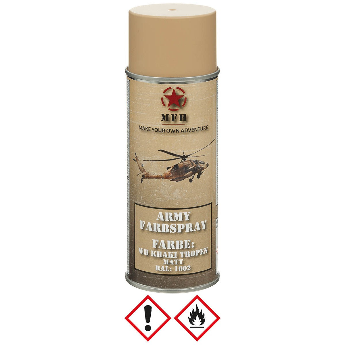 Army Farbspray,WH KHAKI TROPEN, matt, 400 ml