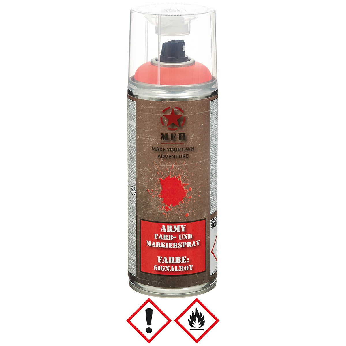 Army Farbspray,SIGNALROT, 400 ml