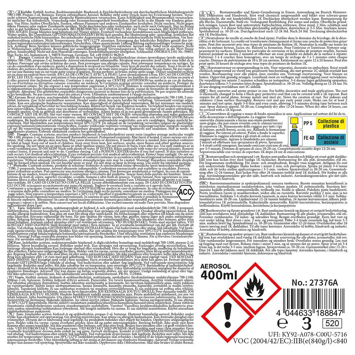 Army Rostumwandlerspray,400 ml