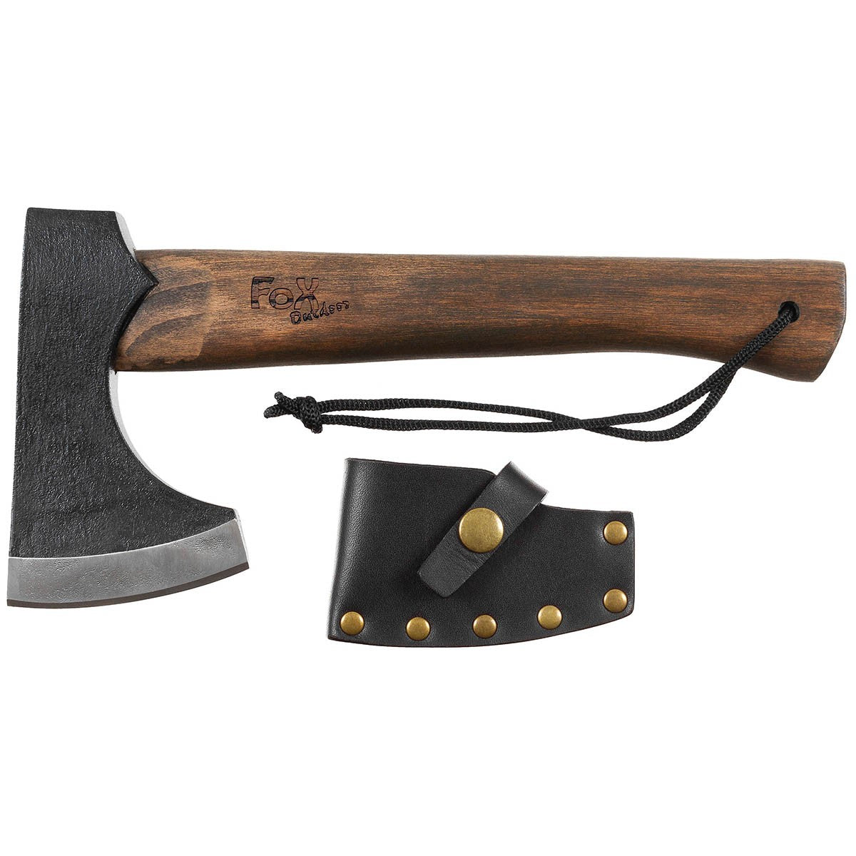 Axt, "Viking", Holzstiel,Lederscheide