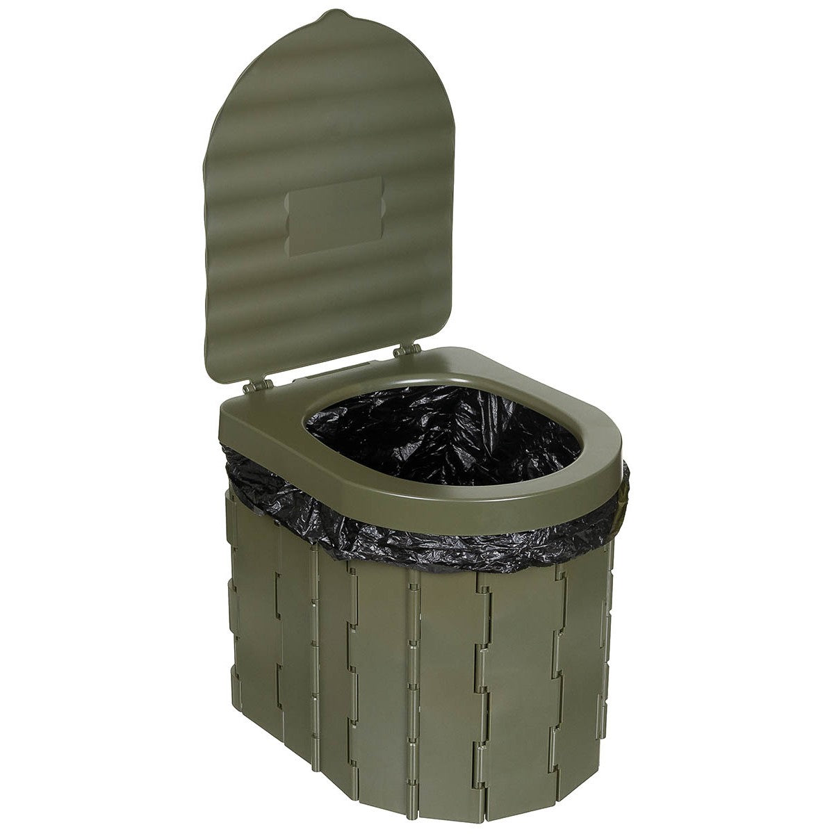 Campingtoilette, faltbar,oliv