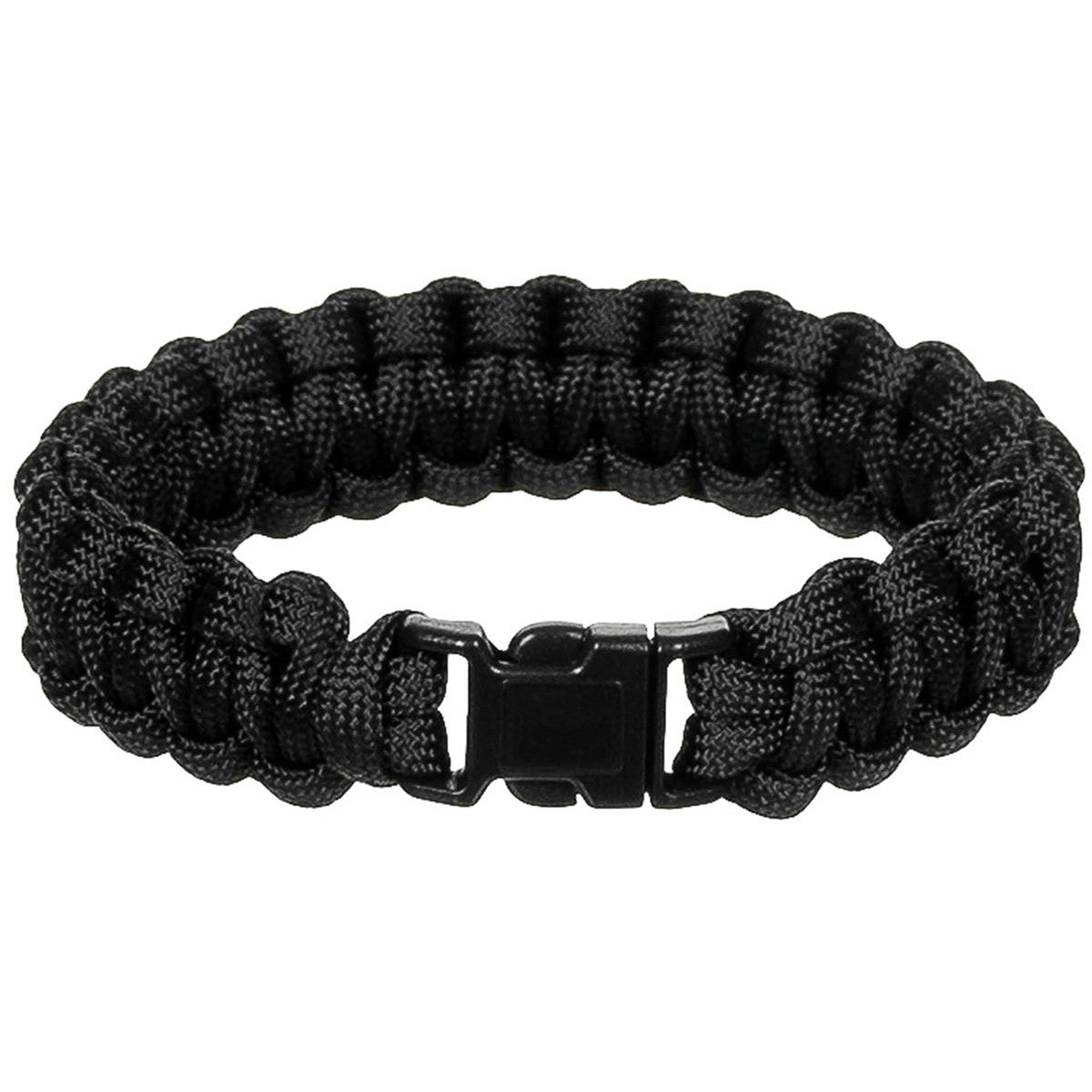 Armband, "Parachute Cord",schwarz, Breite ca. 1,9 cm