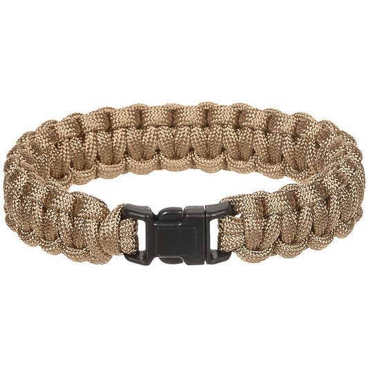 Armband, "Parachute Cord",coyote tan, Breite ca. 1,9 cm