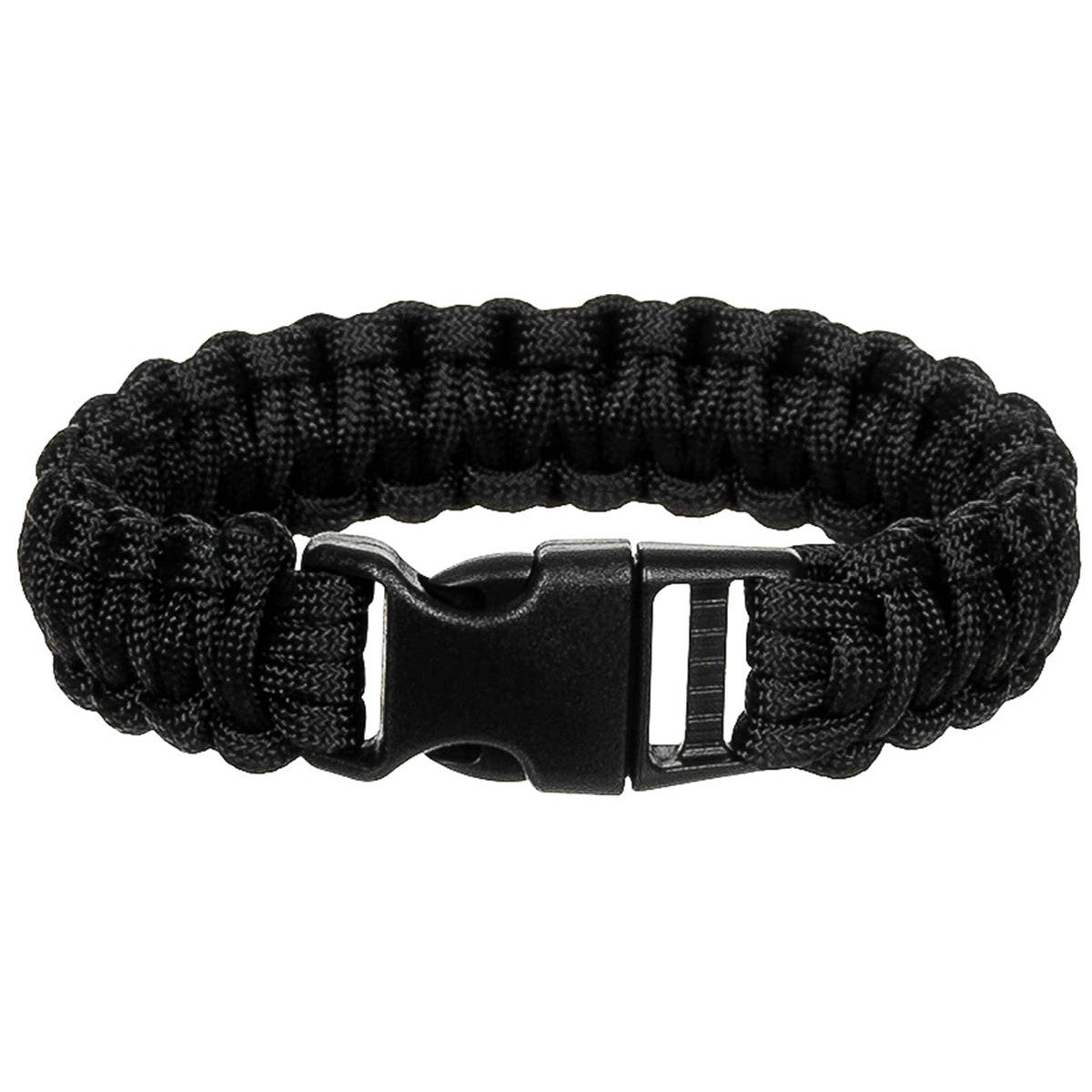 Armband, "Parachute Cord",schwarz , Breite ca. 2,3 cm
