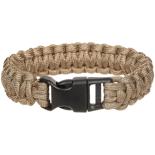 Armband, "Parachute Cord",coyote tan, Breite ca. 2,3 cm