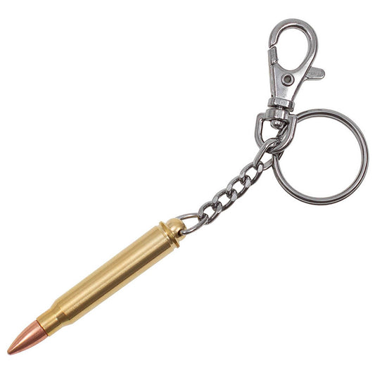 Patronen-Schlüsselanhänger,mit Karabiner, Metall