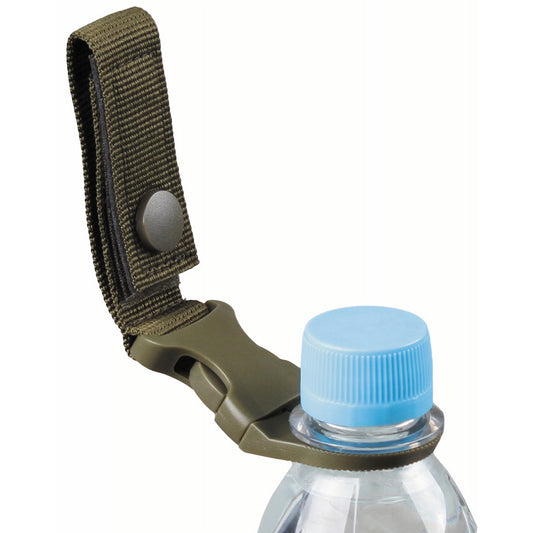 Flaschenhalter, oliv,für Gürtel und "MOLLE"-System