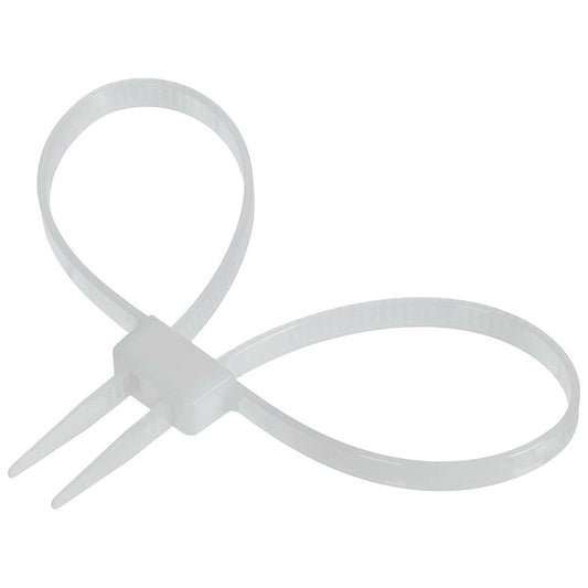 Kunststoffhandschellen,10 St./Pack, 70 x 1,2 cm, weiß