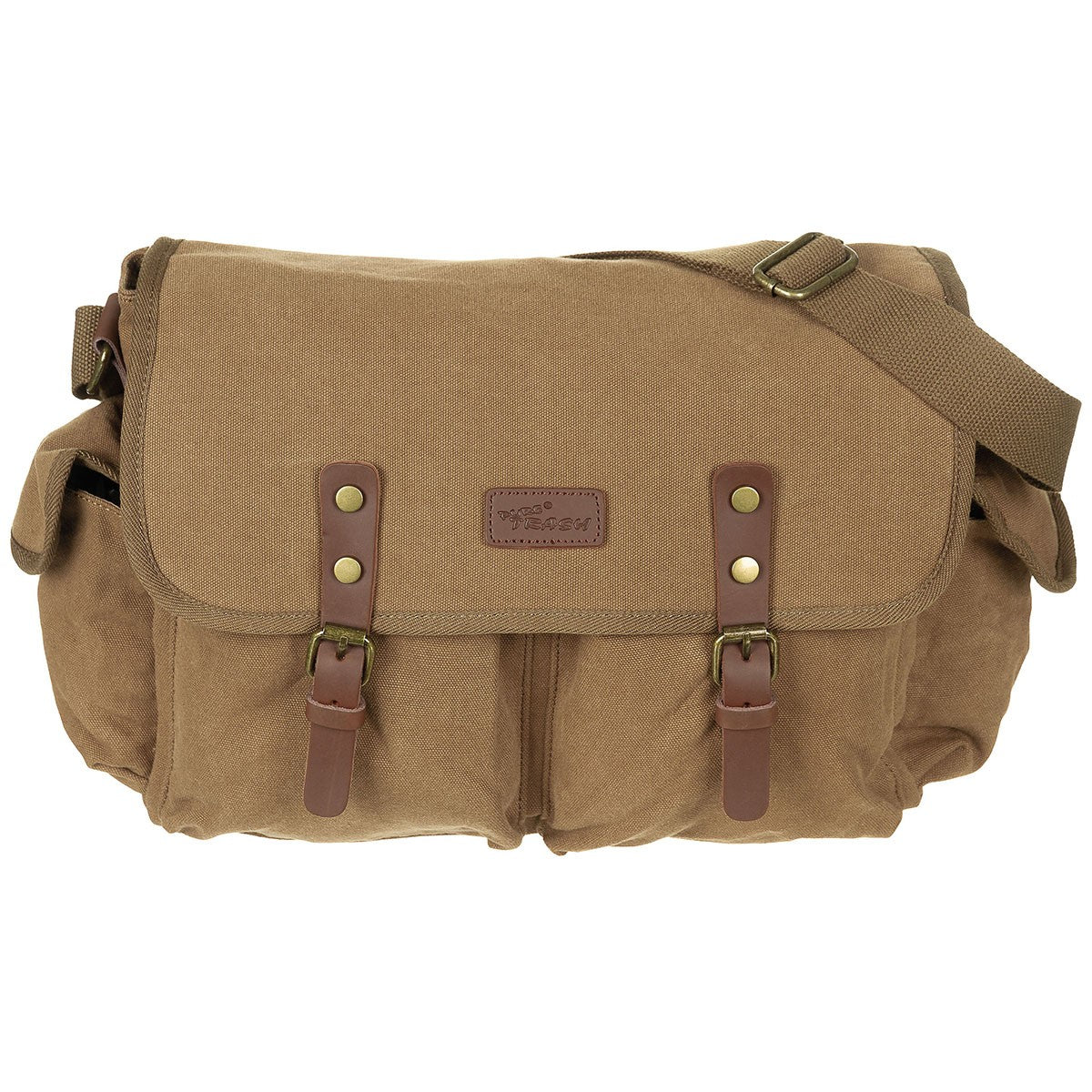 Handtasche, Canvas, "PT",braun