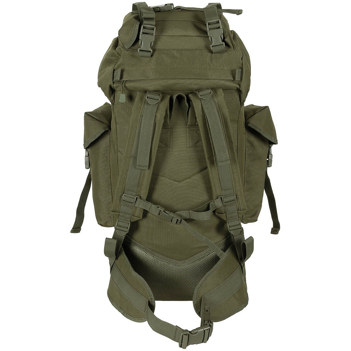 BW Kampfrucksack, "MOLLE",65 l, Alu-Aussteifung, oliv