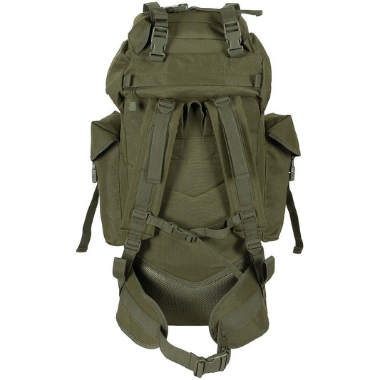 BW Kampfrucksack, "MOLLE",65 l, Alu-Aussteifung, oliv