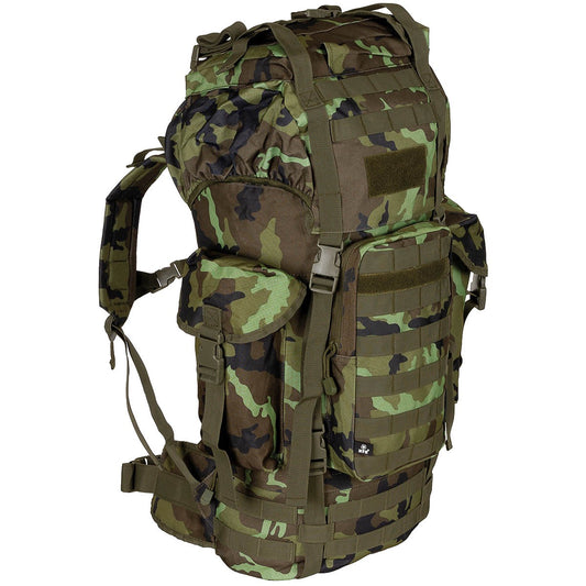 BW Kampfrucksack, "MOLLE",65 l, Alu-Ausst., M95 CZ tarn